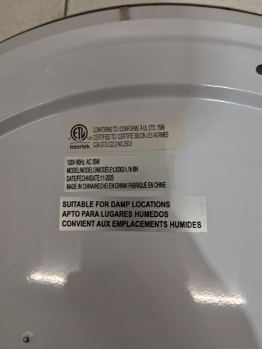 Lightania HARDWIRED Flush Mount Ceiling Light LED Ceiling Light Fixture Adjustable Dimmable - 35W - 3500LM - 2700-6500K - 18" - brushed nickel (model: lxd02-l18-bn) image 4