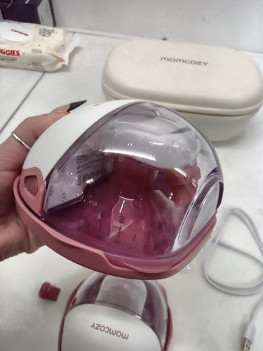 MOMCOZY MOBILE STYLE M6 HANDS-FREE SLIM DOUBLE BREAST PUMP - COZY RED (MODEL: BP311) image 8