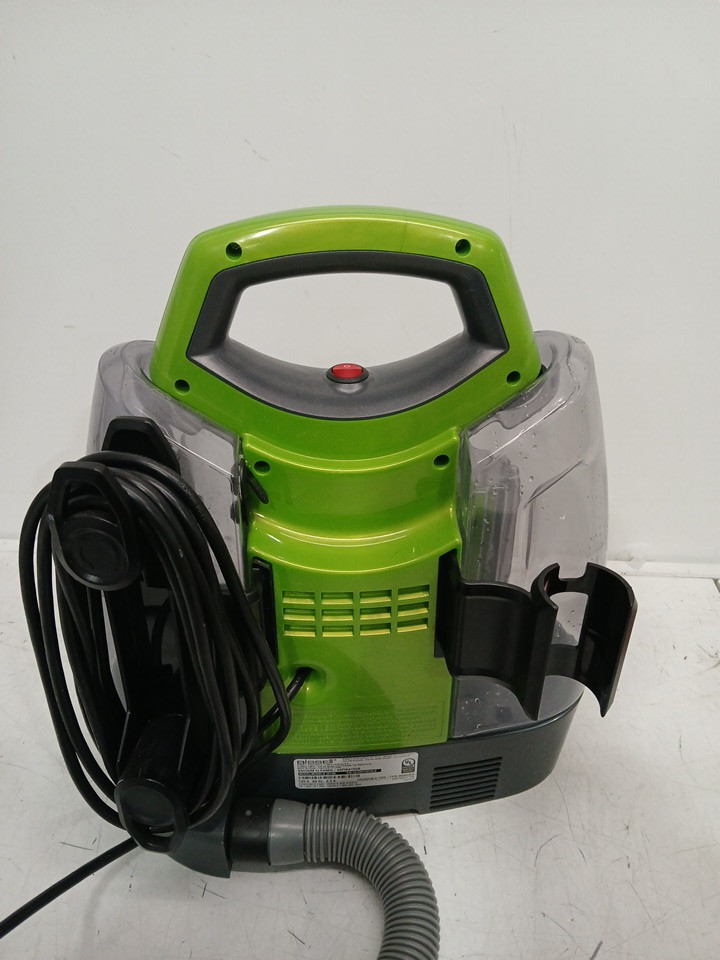BISSELL LITTLE GREEN PROHEAT PORTABLE DEEP CLEANER/SPOT CLEANER WITH SELF-CLEANING HYDRORInSE TOOL - GREEN/GREY (MODEL: 2513B / 2513n) image 6