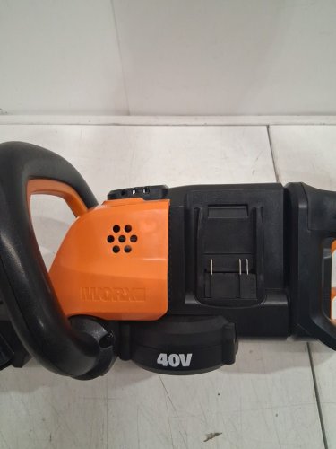 WORX CORDLESS HEDGE TRIMMER *TOOL ONLY* - 24" - 40V - BLACK/ORANGE (MODEL: WG284.9) image 5