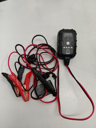 NOCO GENIUS1 1A Fully-Automatic Smart Charger - 6V/12V Battery Charger, Battery Maintainer, & Battery Desulfator With Temperature Compensation (model: genius1) image 3