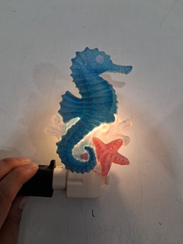Novelty Lights LED Seahorse Night light - warm white (model: NL-LED-SEAHORSE) image 3