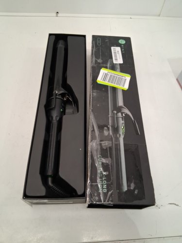 MINT HAIR EXTRA LONG PROFESSIONAL CURLING IRON - 1.5" - BLACK/GREEN ( MODEL: MVK23-150) image 2