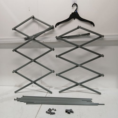 HONEY-CAN-DO COLLAPSIBLE DRYING RACK FOR FOLDING CLOTHES - 42" - GREY image 3