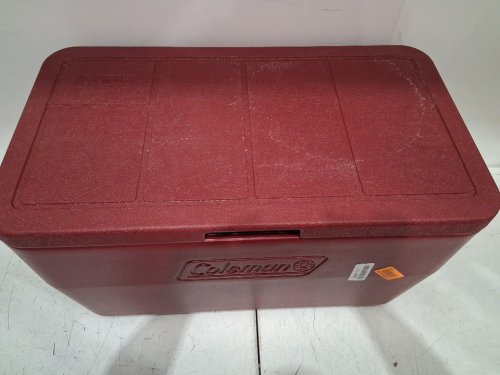 Coleman 2-way handles leak resistant drain Chiller Cooler- 48QT - Red image 3