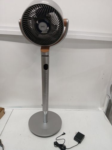 Dreo PolyFan 508S Pedestal Air Circulator Fan With Remote And Ambient Lighting - 35.04" Tall - 20dB - Silver (Model: DR-HPF008S) image 7