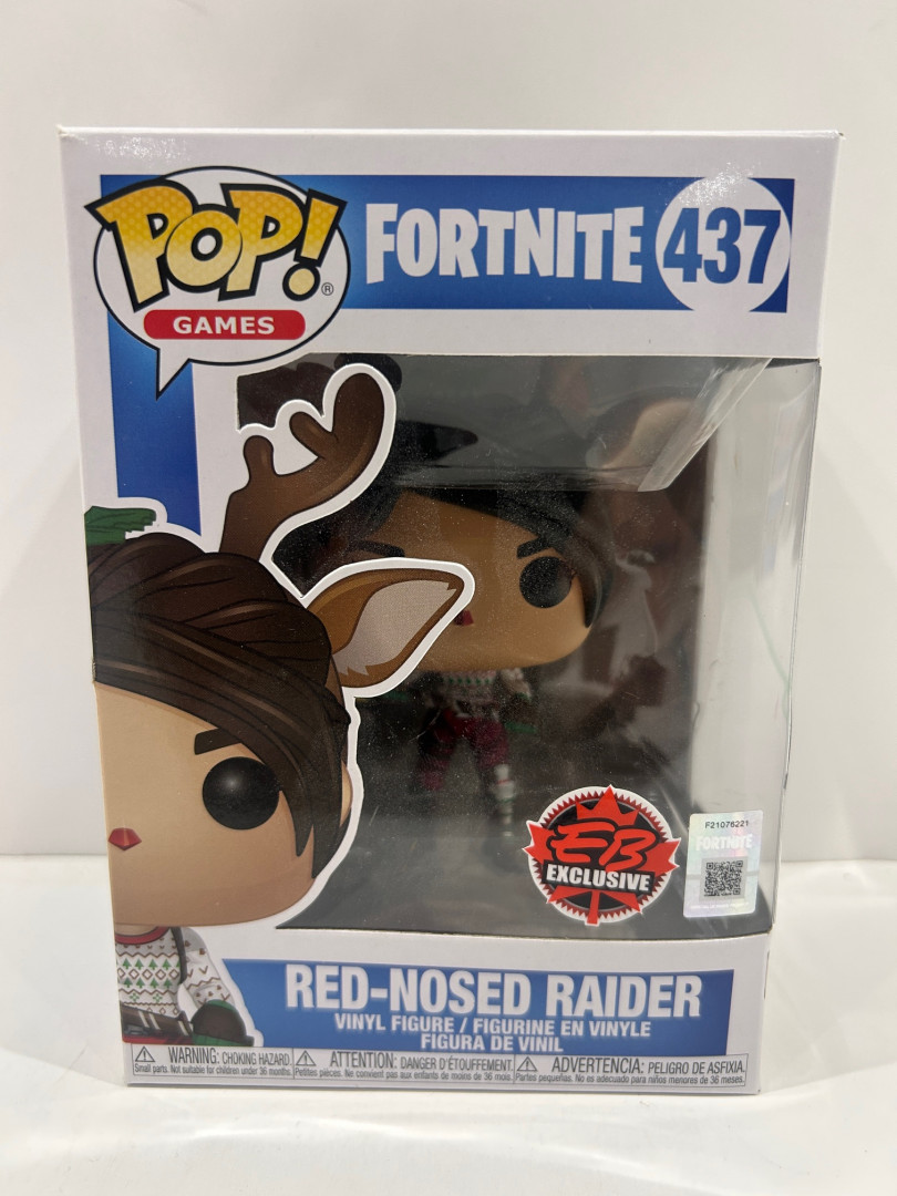 Funko pop! **eb exclusive** Games: fortnite - red-nosed raider vinyl figure (#437) image 2