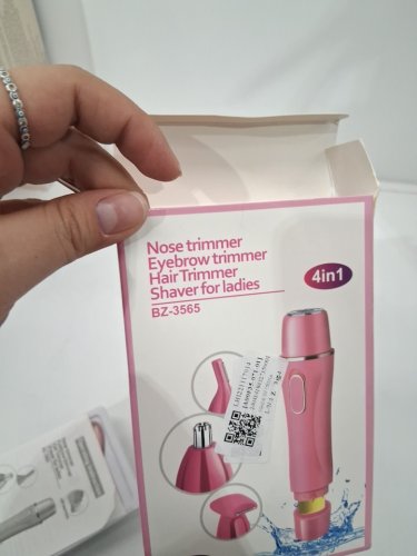 women's gogooda 4-in-1 hair trimmer - light pink (model: bz-3565) image 4