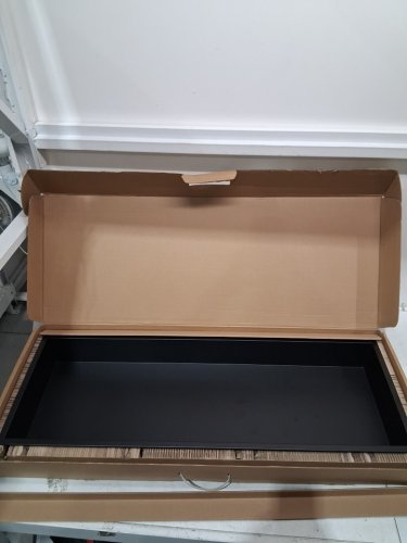 stainless steel shower niche - 36" x 12" x 4" - matte black (model: bay1-1236-mb image 3