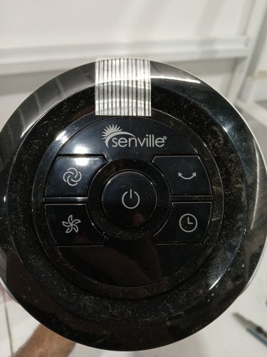 SENVILLE OSCILLATING TOWER FAN WITH TIMER - UP TO 42" ADJUSTABLE HEIGHT - BLACK (MODEL: SENTF-19JRA) image 6