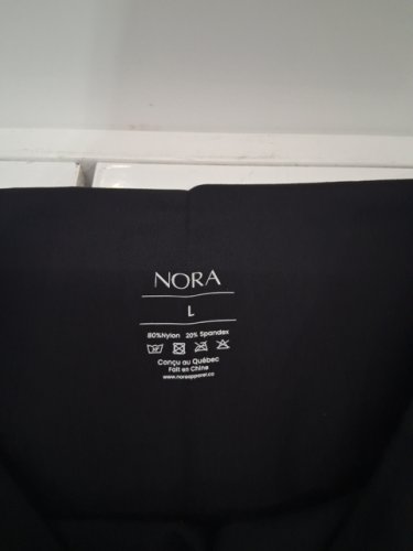 WOMEN'S NORA Yane Biker Shorts - LARGE - BLACK image 3