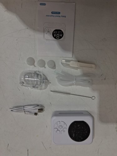 LARGE FLOW ELECTRIC BABY NASAL ASPIRATOR - WHITE (MODEL: NASA606) image 3