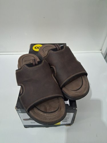 men's prospector austin 2.0 slide sandal - 8 - brown / black (Style: 1982232) image 2