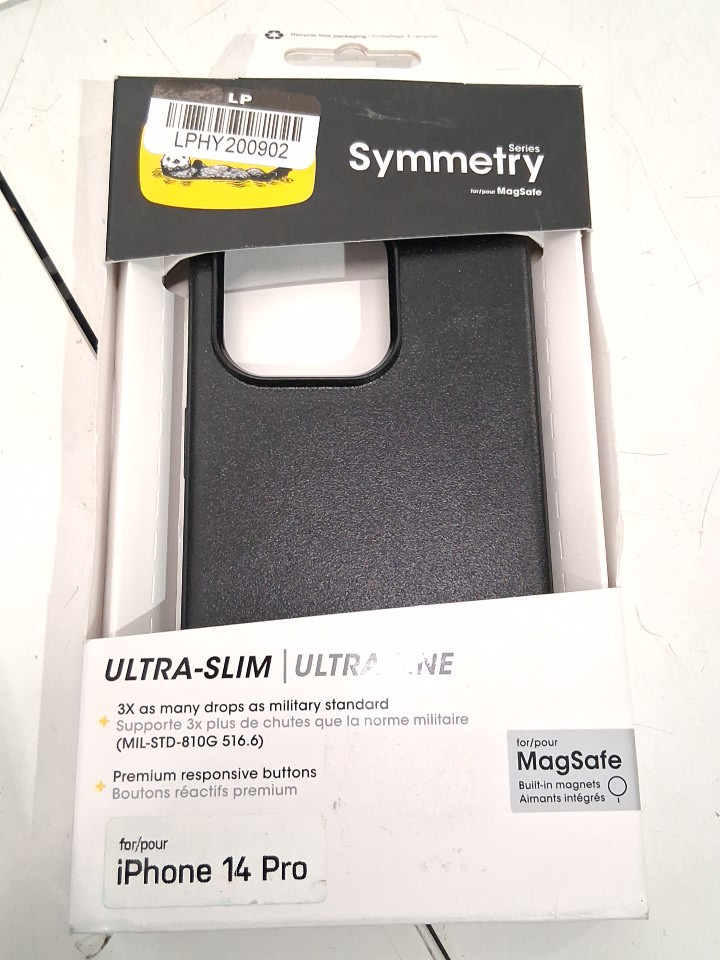 OtterBox Symmetry Series Ultra-Sleek MAGSAFE Case for iPhone 14 PRO - Black (MODEL: 77-89046) image 2