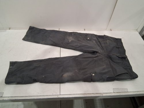 MEN'S CARHARTT RUGGED FLEX RELAXED FIT RIPSTOP FLEECED LINED WORK CARGO PANTS - 38W x 30L - grey (STYLE: BN5491-M) image 2