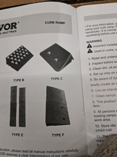 2PK Weatherproof Rubber Driveway Curb Ramp - 7000LBS MAX - 7" Rise - 19.3"" x 19.3" - Black- (Model: 0207V3IG) image 6
