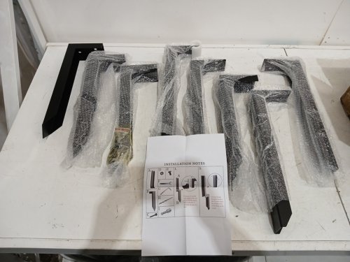 4PC TDDFLO heavy duty fence post anchor for broken wooden fences - 16.5"+15.75" - black (model: kns-anchor1-4pcs-ca) image 3