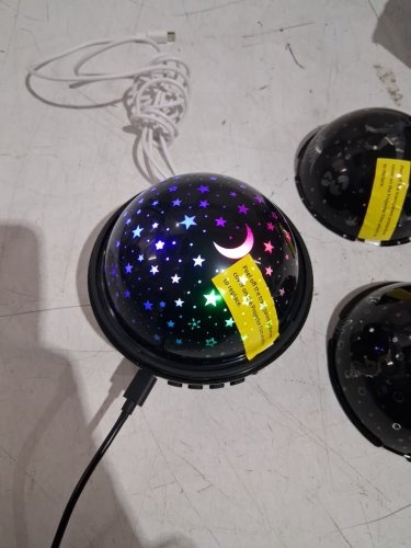 magic ball night light projector with 3 different patterns - 5W MAX - plastic/m26) image 4
