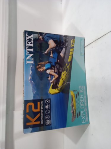 INTEX EXPLORER K2 KAYAK 2-PERSON INFLATABLE KAYAK SET WITH ALUMINUM OARS, 10FT X 3" X 3FT - YELLOW (MODEL: 68307NP) image 2