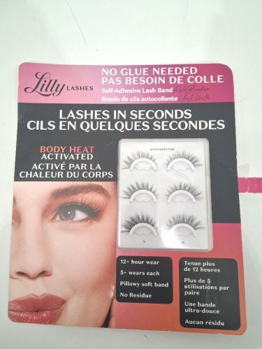 3pr Lilly Lashes Rule Breaker Self Adhesive Lashes - 30mm - natural image 2