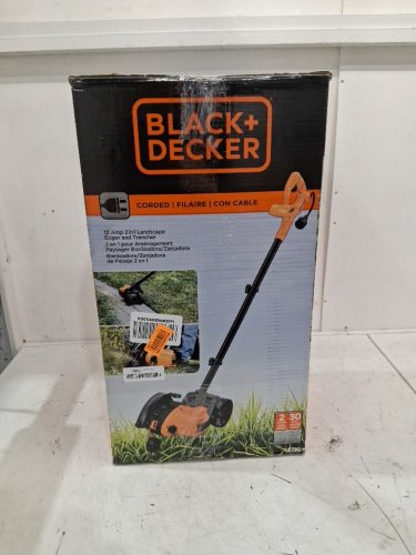 BLACK + DECKER 2-IN-1 CORDED LANDSCAPE EDGER & TRENCHER 12AMP - 1" - 1.5" DEPTH - BLACK/ORANGE (MODEL: LE750) image 11