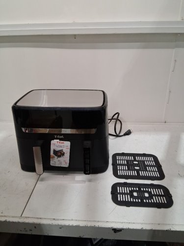 T-fal 7-in-1 Dual Easy Fry XL Air Fryer with 2 Baskets - 8.7qt - black (model: EY901850) image 2