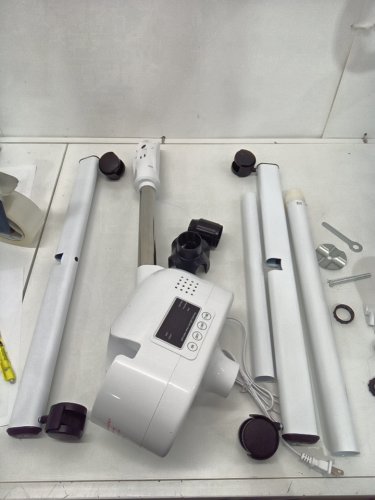 PROFESSIONAL FACIAL STEAMER STAND WITH WHEELS - 650w - WHITE image 2