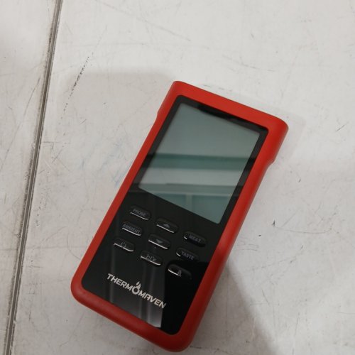 ThermoMaven Smart Wireless Meat Thermometer - 2 Thin Probes, Standalone Base with Large LCD - 3000FT range - red  (model:thermo maven x2) image 4