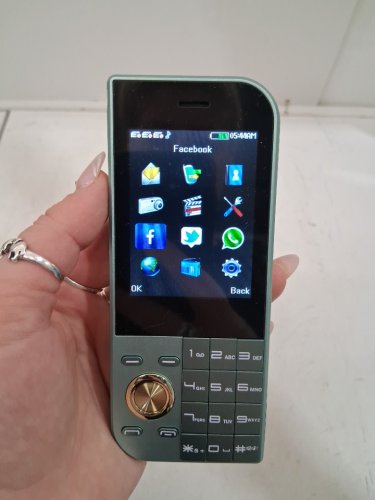 diydeg easy-to-use 2g cell phone - green image 2
