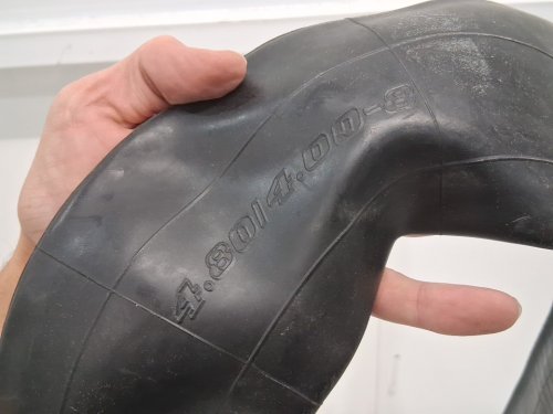 MARATHON SPECIAL PRODUCTS PNEUMATIC WHEEL TIRE & TUBE REPLACEMENT PART - 4.80/4.00-8'', MOUNTS AN 8" RIM - BLACK image 5