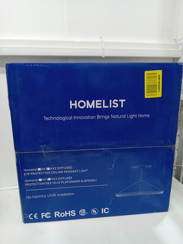 Homelist HX2  Diffused Eye protection ceiling pendant light with Wall Control or Tuya APP Control - 6400LM, 110v, 80w - white (Model: M538XD080M2BK) image 2