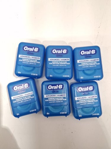 6PK ORAL-B GLIDE ADVANCED COMFORT PLUS FLOSS - 40M EACH - CLEAN MINT image 2
