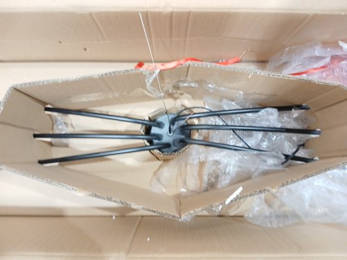 Stella 6 Light Chandelier Ceiling Light - 62" - Black (Model: M100119MBK) image 4