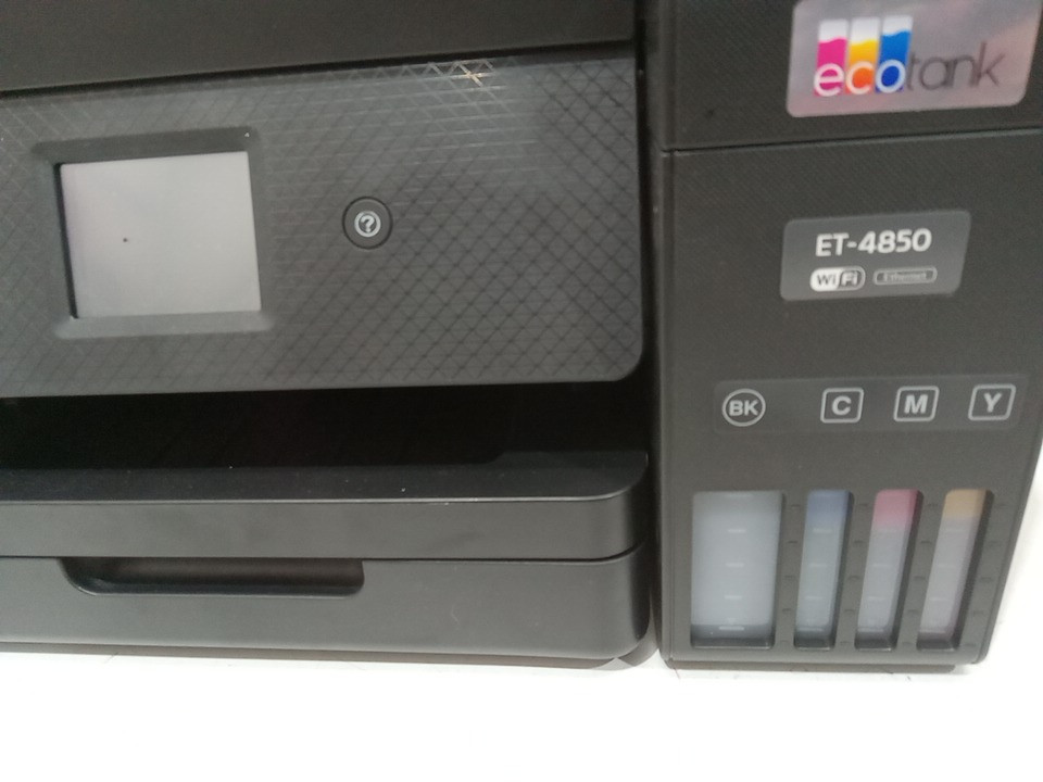 Epson ET-4850 EcoTank Wireless Color All-in-One Printer, Scanner, Fax - WHITE (MODEL: ET-4850) image 6