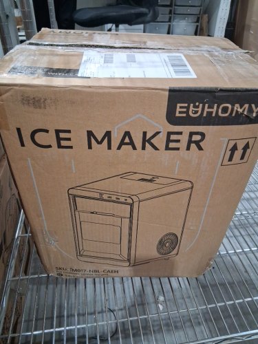 EUHOMY Self-Cleaning Countertop Nugget Ice Maker - 40Lbs/24H - Black (model: IM017-Nbl-caeh) image 6