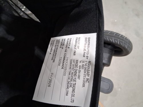 mompush Nexis Ultra-Lightweight One-Second Auto-Fold baby stroller - 50lbs max  - black (model: T523m) image 8