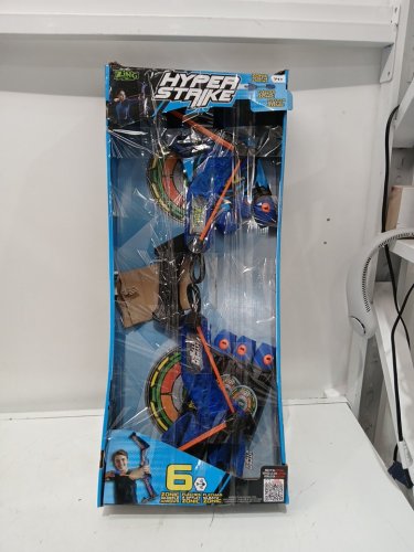 7PC HYPER STRIKE BOW AND ARROWS SET WITH 6 ARROWS AND 2 TARGETS - Blue/BLACK/Orange (MODEL: 1993637) image 2