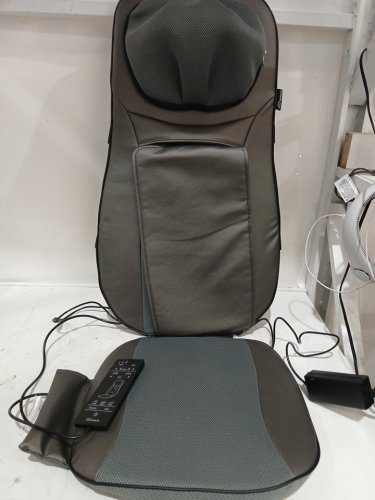 snailax shiatsu neck, shoulders & full back kneading shiatsu/rolling massager with heat - grey (model: sl-233) image 5