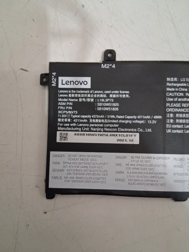 Lenovo ThinkPad T14 Gen 1 Gen 2 Battery (model: L18L3P73) image 5