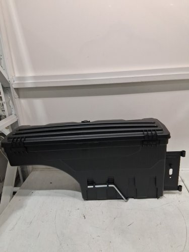 VEVOR truck bed storage box, lockable lid, waterproof ABS wheel well tool box compatible with chevrolet silverado 1500 GMC Sierra 1500 2019-2021, drive side - 25L - black (ZP20220406B01) image 3