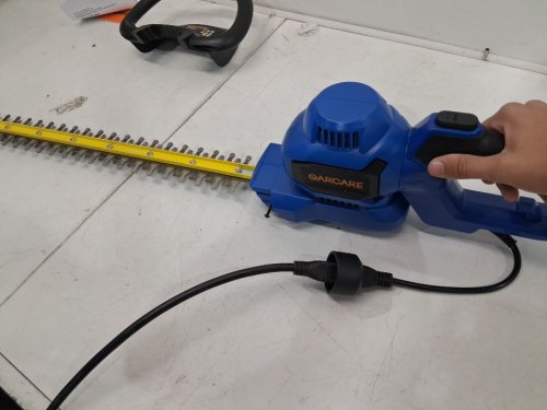 GARCARE CORDED ELECTRIC HEDGE TRIMMER - 24" DUAL-ACTION BLADE - BLUE - (MODEL:‎GHT25) image 2