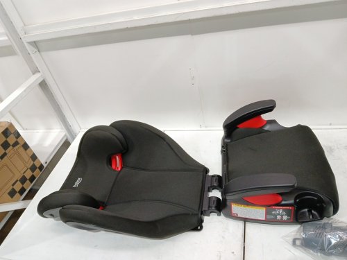 BRITAX SKYLINE 2-STAGE BELT-POSITIONING BOOSTER CAR SEAT WITH 2-LAYER IMPACT PROTECTION - 40-120LB CAPACITY - DUSK/BLACK (MODEL: E1C249H) image 3