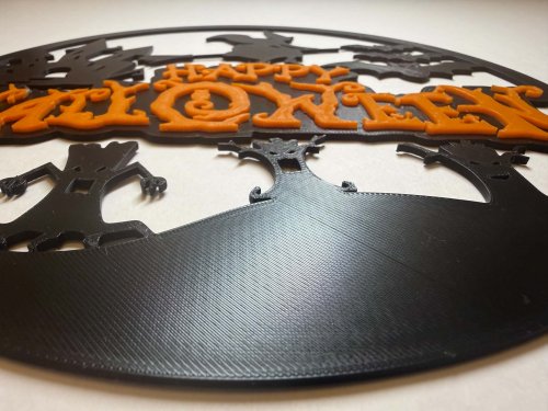 9.5"x9.5" 3D Printed - Halloween Decoration image 2