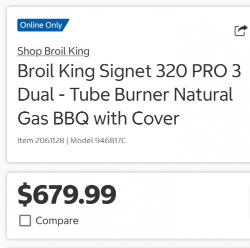 Broil King Signet 320 PRO 3 Dual Natural Gas BBQ - 40,000 BTU - Silver/Black (Model: 9468-17C) image 2