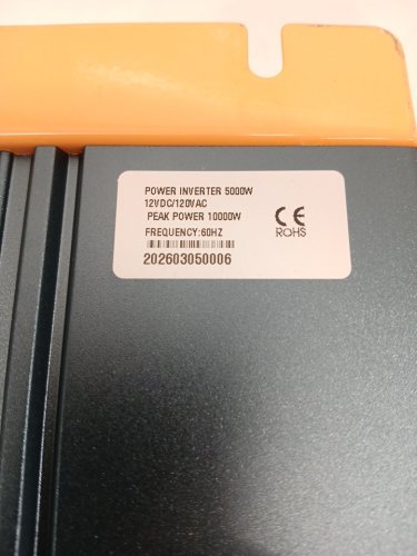 MWXNE POWER INVERTER - 5000W CONTINUOUS / 10000W PEAK - BLUE / ORANGE image 4