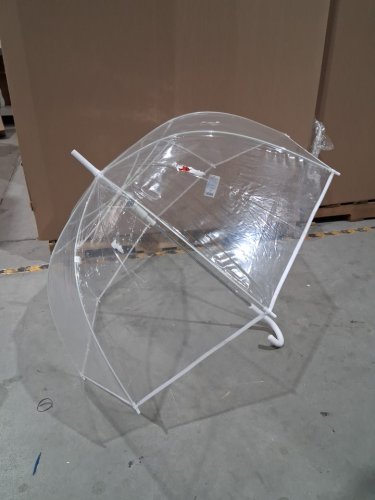 WEATHER STATION BUBBLE DOME CLEAR UMBRELLA - 52" - WHITE (MODEL: WS510-WHITE) image 3