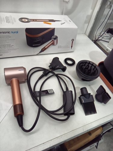 5PC Dyson Supersonic Nural hair dryer - amber silk  (MODEL: hd16) image 4