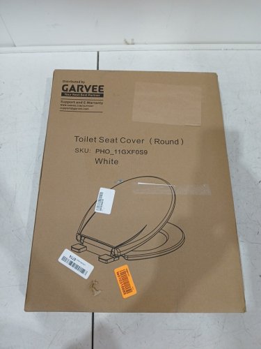 Garvee Soft Close Comfortable Ergonomic Design Toilet Seat - ROUND - 17'' - WHITE (MODEL: PHO_11GXF0S9) image 2