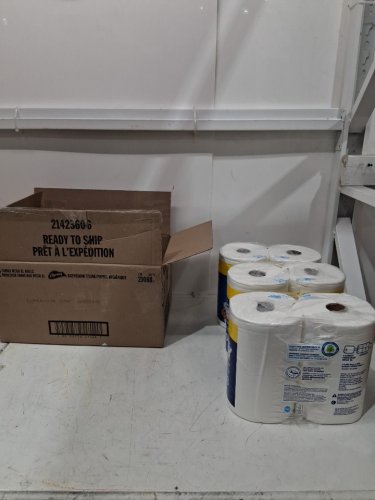 3 (4pk) Charmin Ultra soft mega XL toilet paper - 12 rolls total - WHITE (MODEL: 21068) image 2