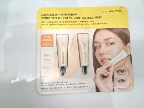 2PK SHAISHAISHAI banana concealer + eye cream - 15g/each image 2